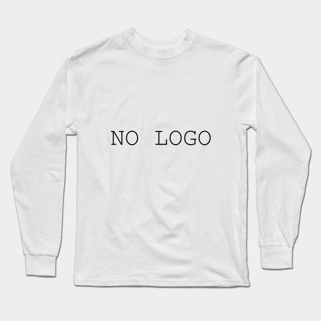 No Logo Long Sleeve T-Shirt by N1L3SH